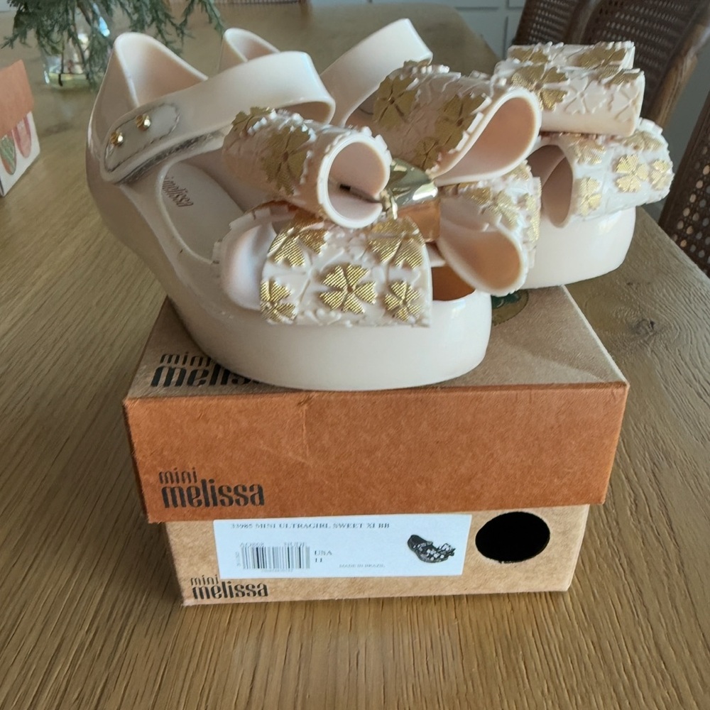 Mini Melissa Ultra Sweet Ballerina Shoe - Picture 2 of 3